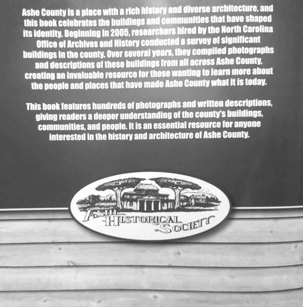 Architectural Survey of Ashe County, North Carolina Ashe County